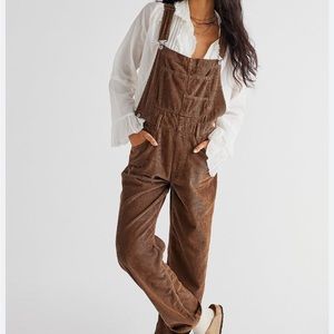 Free People Ziggy Corded Overalls